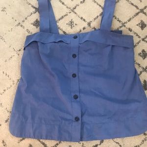 Banana Republic chambray button down tank top